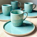 25/11/22 Aqua Blue Ceramic Set