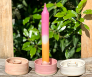 candle holders, made with love