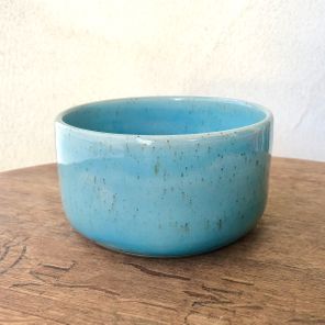 aqua-blue breakfast bowl 